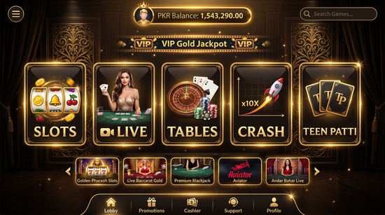 Main screen of winpkr app casino page for PK players - 4