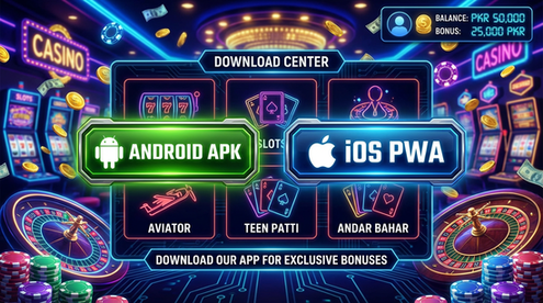 Main screen of winpkr app download page for PK players - 4